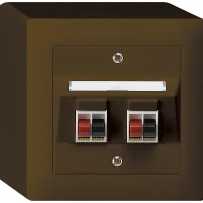 Presa AP audio kallysto 2×marrone morsetto per 2 altoparlante 