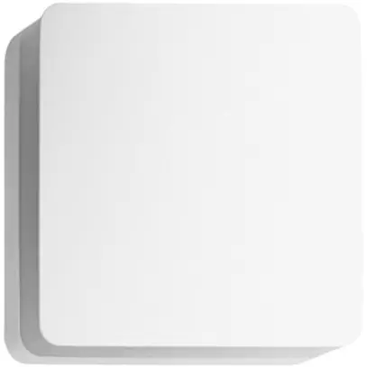 Applique LED AP Brumberg 9W 230V 3000K 665lm 135×135mm bianco 