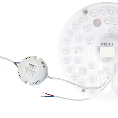 Modulo lampada LED DOTLUX QUICK-FIXexit, 16+4 W, 180×68mm, 3000K, 1900/450lm 