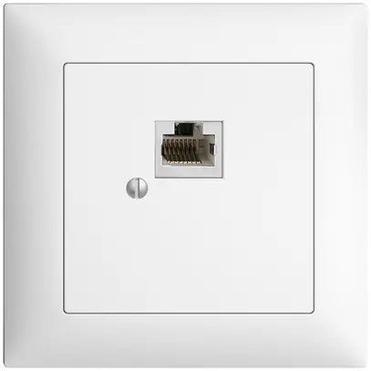 Scatola INC 1×RJ45/s 8P EDIZIOdue bianco R&M swissline 