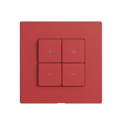Kit copertura per dimmer 2c/4t Edue Wiser berry 