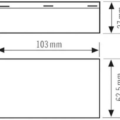 Scatola di raccordo AP ESYLUX JUNCTION BOX 5×2.5mm² 103×62×27mm nero 
