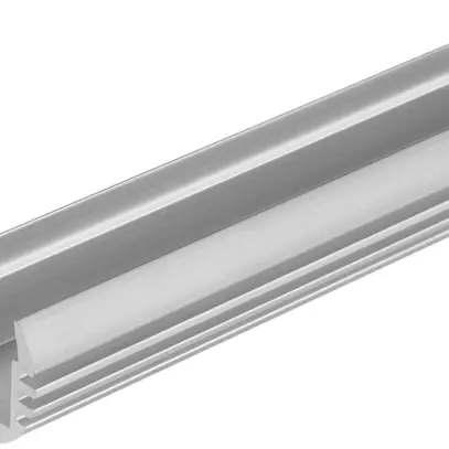 Profilo tondo LDV MEDIUM PM02/R/18×15.5/10/1, larghezza utile 10mm, 1m, Al 