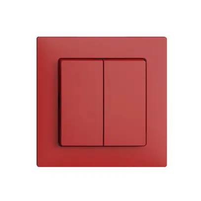 Poussoir ENC EDIZIOdue 2×A-R/1P berry 