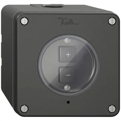Stazione secondaria AP 1K/2T per dimmer NEVO Wiser nero 