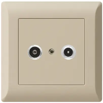 Prise antenne ENC kallysto.line R/TV 4dB 2GHz beige 