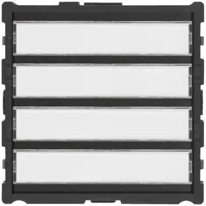 Poussoir d'appel demi-module Hager elcom.one/elcom.modesta a.portenLED p.4appart 