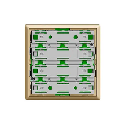 Unité fonctionnelle KNX RGB, capteur température 1…4× EDIZIOdue sand avec LED 