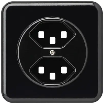 Kit frontale INC basico 2×tipo 23 nero 86×86mm 