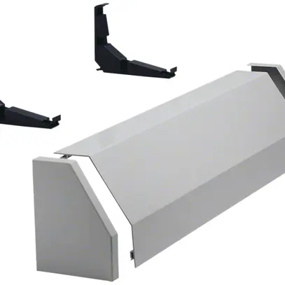 Canal de rangement Hager univers 3-part 800mm gris 