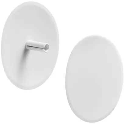 Rosone da soffitto HSB Weibel Ø98×5mm materiale sintetico bianco TFI a 850°C 