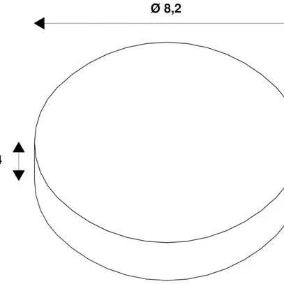 Anello decorativo SLV NUMINOS M materiale sintetico Ø82×24mm rame 