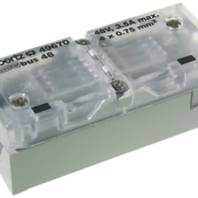 Scatola di raccordo Woertz per cavo piatto Multibus 4×1.5mm² 2×4P(3K) 