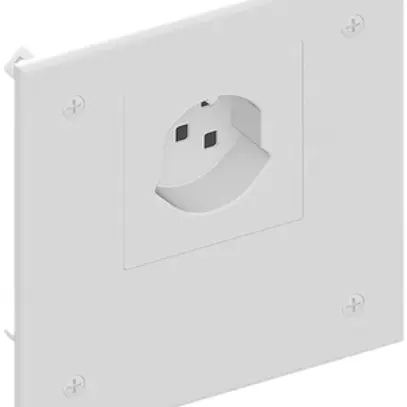 Couvercle à vis AGRO 130×130mm blanc avec 1×T25 