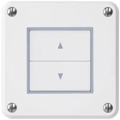 Interrupteur pour stores ENC robusto IP55 blanc avec 2 touches de fonction 