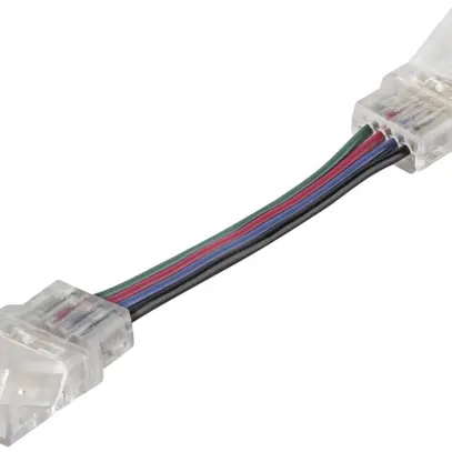 Raccord flexible LDV CSW/P4/50/P, pour ruban LED VAL PRO, 4P, câble 50mm, 2 pcs 