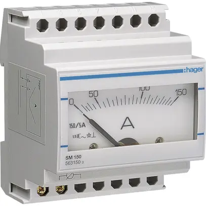 Amperometro INS Hager 0…150A, senza trasfomatore 