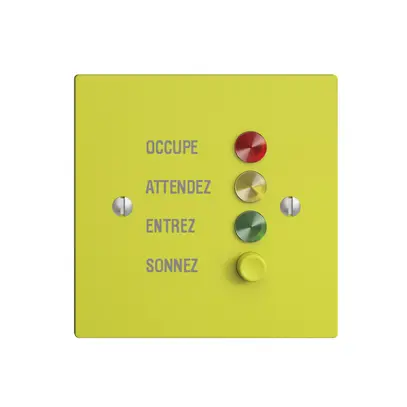 Station de porte EDIZIOdue lemon pour signaux d'appel 
