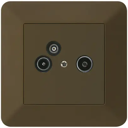 Prise pour antenne ENC R/TV/données kallysto.trend 2GHz 14db brun 