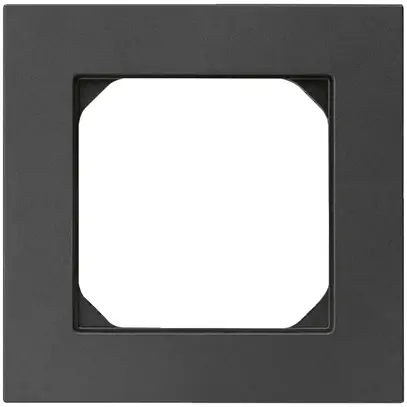 Cadre de recouvrement ENC kallysto.pro 1×1 noir 94×94mm 