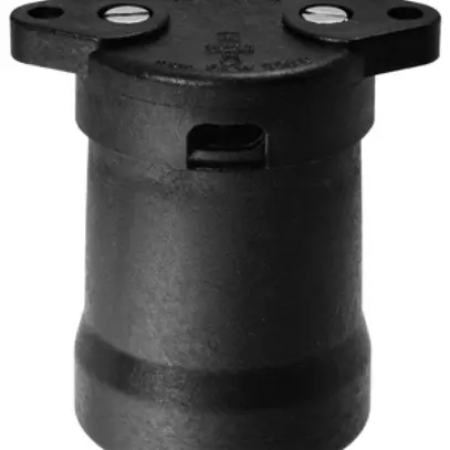 Portalampada d'illuminazione Woertz E27 per viti nero 