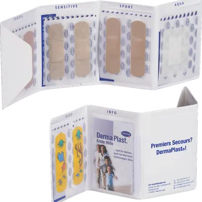 Astuccio di cerotti DermaPlast Astuccio in plastica 