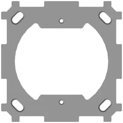 Plaque de fixation ENC ABB freenet Easy RJ45 pour CLASSIC et SIDUS 77×77mm 