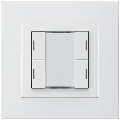 UP-Taster kallysto.pro KNX 4×RGB LED s/e-link weiss 