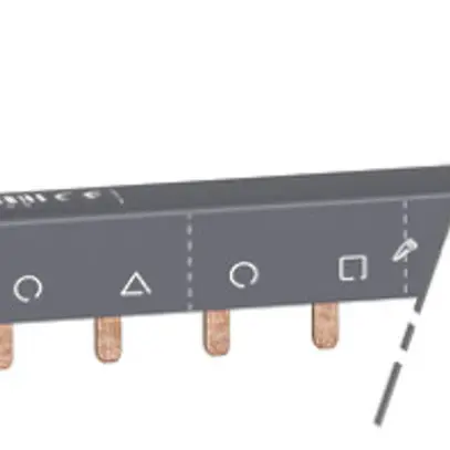 Barre collectrice Schneider Electric 3L+N 57 modules 100A 