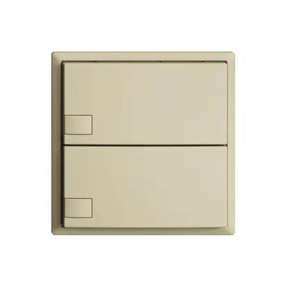 Pulsante KNX RGB EDUE, 250mW, s.LED, 2×pulsante, com.1×tasto, van 
