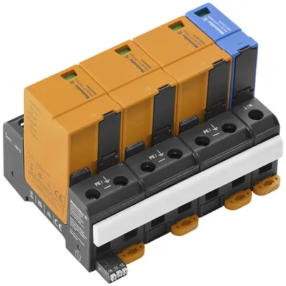 Scaricatore di sovratensione Weidmüller VPU AC I F 3+1 R 275/25 