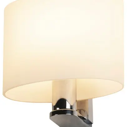 Lampada a muro SLV KENKUA E27 40W satinato/cromo 