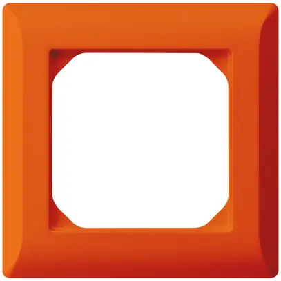 Cadre de recouvrement ENC kallysto.line 1×1 orange 92×92mm 