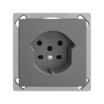 Presa INS EDIZIOdue T15 grigio scuro 