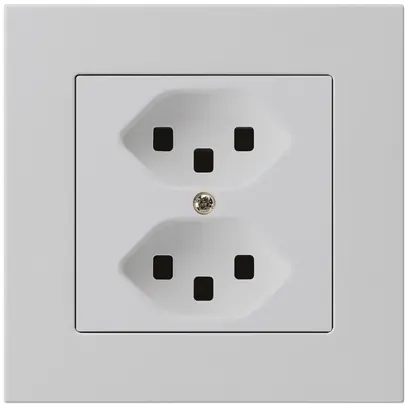 Presa INC kallysto.pro 2×T23 grigio chiaro con morsetti ad innesto 