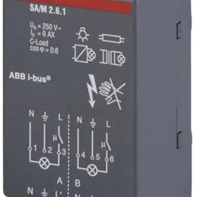 Module actionneur-commutateur KNX ABB SA/M 2.6.1 
