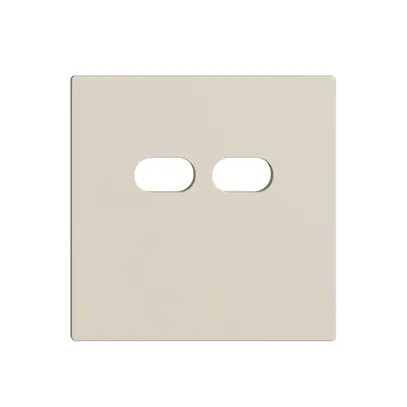 Kit de montage Feller EDIZIOdue pour prise USB 18W 2×type C crema 