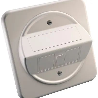 Scatola 30° INC Cecoflex Standard per 2×RJ45 Keystone / 1×CLIK LC 