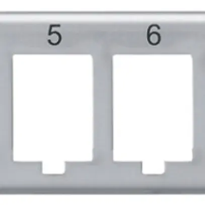 Module d'extension Hager HMS 10×RJ45 Keystone, gris 