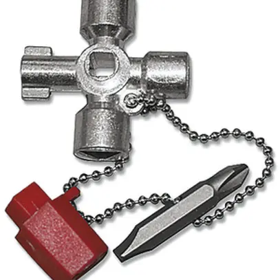 Clé pour armoire électrique métal.a.embouts Mini 