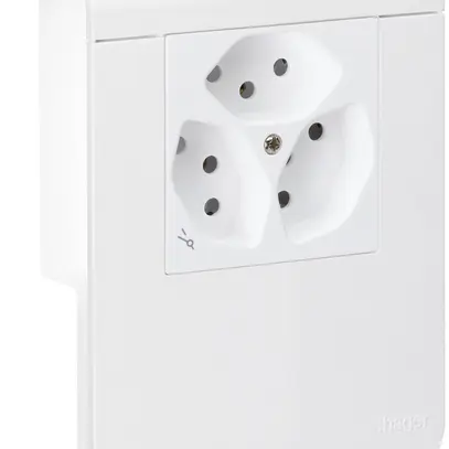 Scatola per apparecchi tehalit SL20115 3×T13 1×P, bianco traffico 