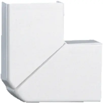 Angle plat DLPlus 40×16 blanc 