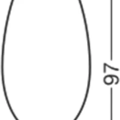 Lampada LED LEDVANCE CLASSIC B E14 3.4W 470lm 827 REG B10.5 opaco Ø35×97mm 