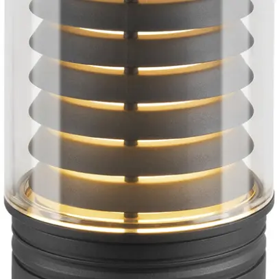 Testa d.lampa.LED SLV M-POL M Louver 11W 210lm 927/930 IP65 Ø122.6mm antr. 