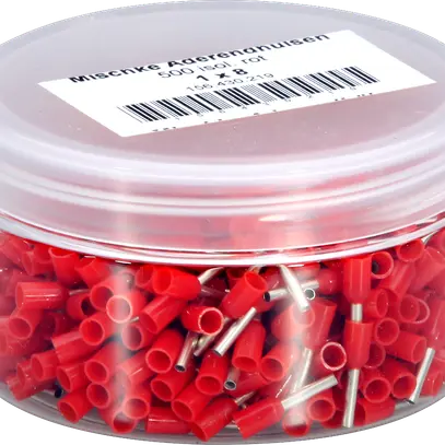 Embout de câble Mischke IE 1mm²/8mm Cu-étamé isolé rouge 