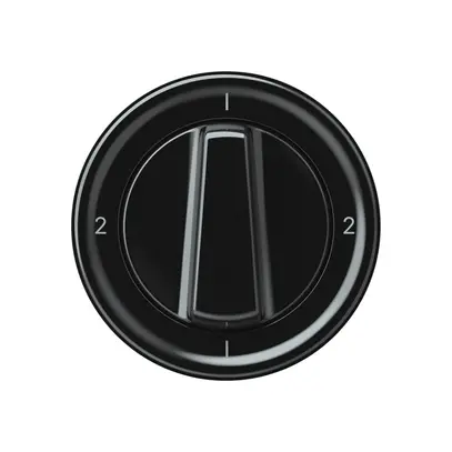 Interruttore rotativo origin commutatore 3/1L 16A 250V 1-2-1-2 60×60mm nero 