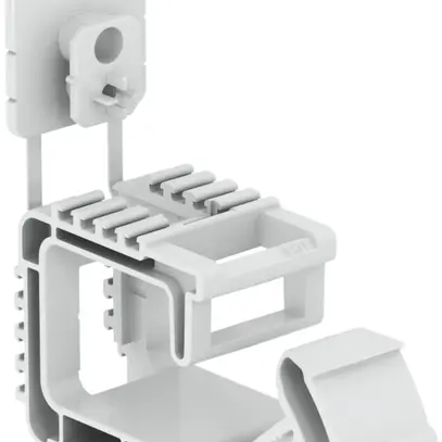 Portacavo Bettermann 10×NYM 3×1.5mm², grigio chiaro 