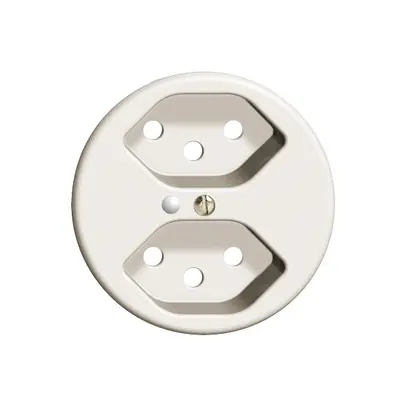 Disco frontale FH 2×T13 bianco Ø58mm con lente 