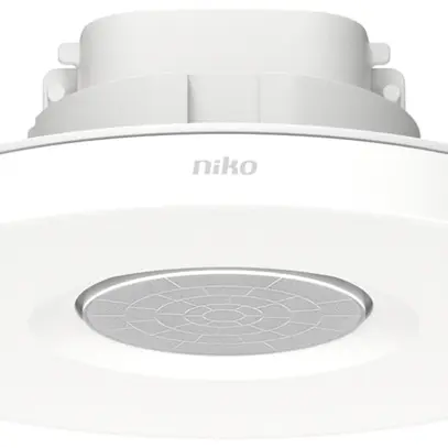 Détecteur de présence ENC Niko P34MR KNX, Ø 105mm, 9…10m, 360° 