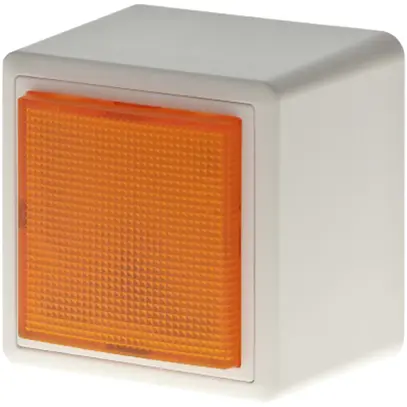 Lampada flash AP giallo 24VUC EDIZIOdue Hugentobler tipo16 piatto 